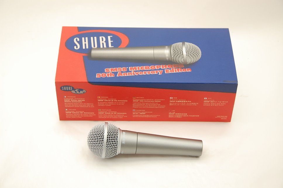 SHURE SM58 50周年記念モデル | PRO_Fit マイク塗装