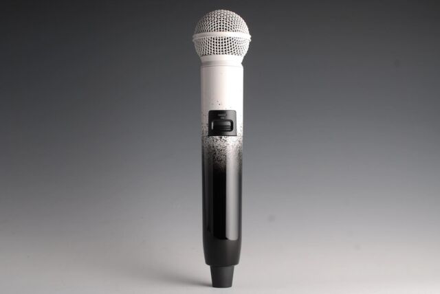 SUPER 55 SHURE ガイコツマイク SHUREのガイコツマイク・Super 55の限定カラー・ピッチブラック